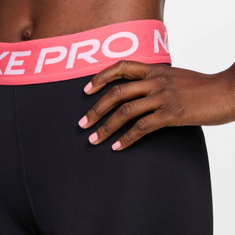 Nike Pro Women's Black Mid-Rise Mesh-Panelled Leggings | Nike Pro In Lebanon