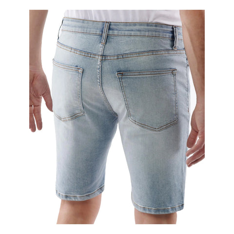 Lazer Men's Light Blue Slim Fit Jean Denim Shorts|Lazer In Lebanon