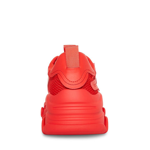 Steve Madden Women's Red Possession-E Sneakers | Steve Madden In Lebanon