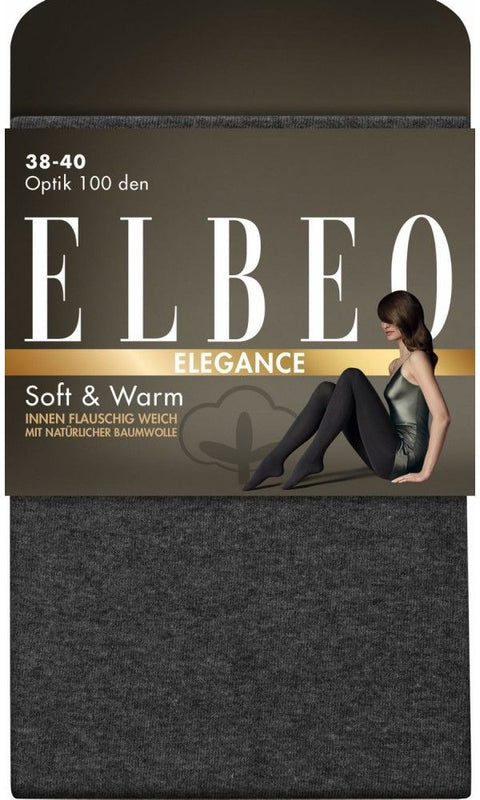 Elbeo Women's Grey 3938 Soft & Warm Elegance Tights |Elbeo In Lebanon