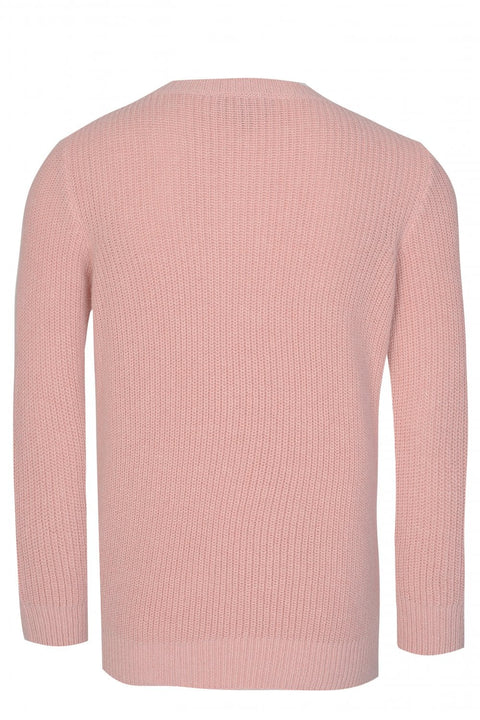 Emporio Armani Women's Dusty Rose Wool Knit Sweater | Emporio Armani In Lebanon