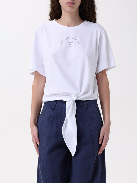 Emporio Armani Women's White Casual T-shirt | Emporio Armani in Lebanon