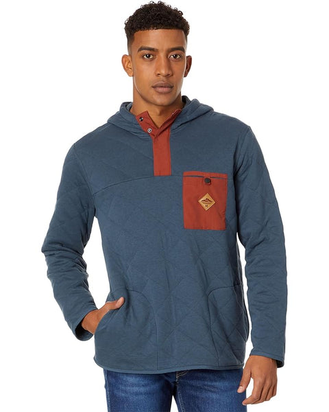 Hurley Russell  Men's Iron Ore Quilted 1/4 Snap Fleece |  Hurley Russell in Lebanon