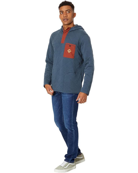 Hurley Russell  Men's Iron Ore Quilted 1/4 Snap Fleece |  Hurley Russell in Lebanon