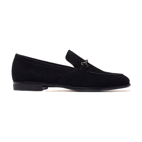Carlos Men's Black Suede Louis Bit Loafers | Carlos In Lebanon