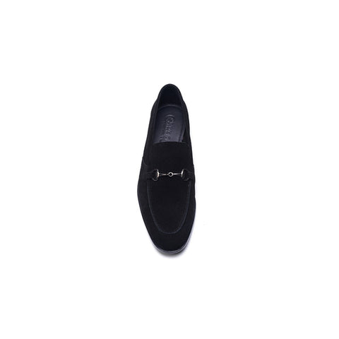 Carlos Men's Black Suede Louis Bit Loafers | Carlos In Lebanon