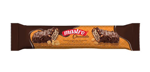 Mastro Wafer Enrobed Choco & Peanut 24GR