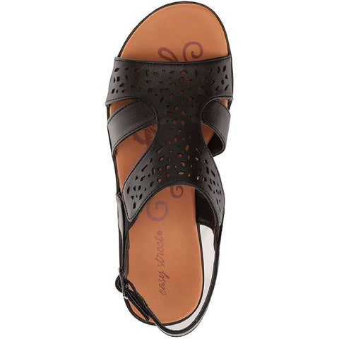 Easy Street Women's Black Bolt Sandals | Easy Street In Lebanon