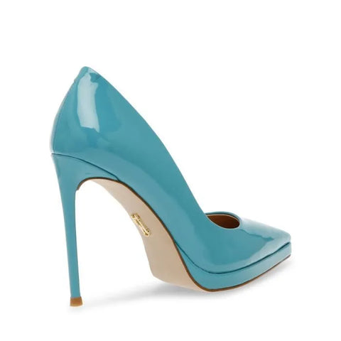 Steve Madden Women's Teal Patent Klassy Heel | Steve Madden In Lebanon