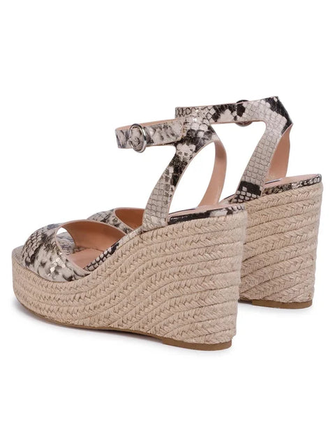 Steve Madden Women's Gold Snake Valli Heeled Sandal |Steve Madden In Lebanon