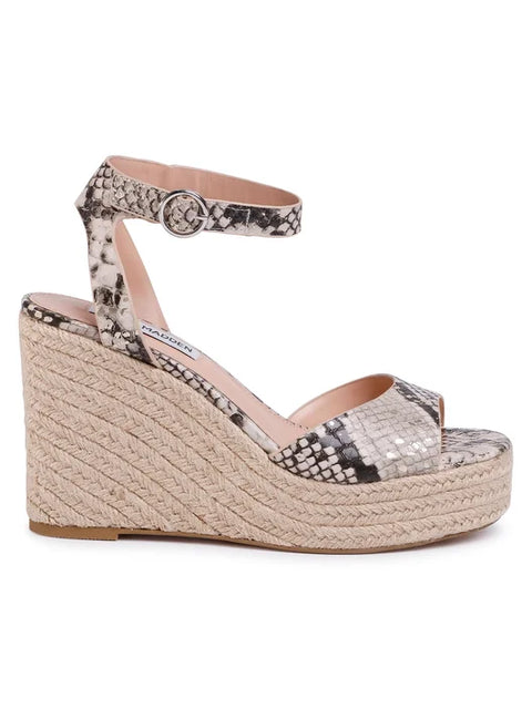 Steve Madden Women's Gold Snake Valli Heeled Sandal |Steve Madden In Lebanon