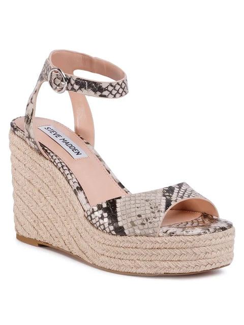Steve Madden Women's Gold Snake Valli Heeled Sandal |Steve Madden In Lebanon