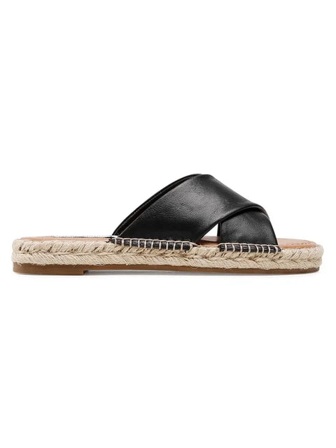 Steve Madden Women's Black Leather Zapper Slipper |Steve Madden In Lebanon