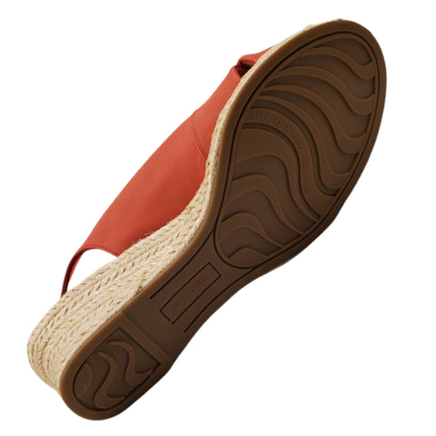 Easy Street Women's Red Espadrille Slingback Heeled Sandal | Easy Street In Lebanon