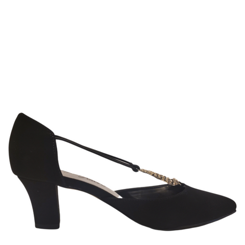 Easy Street Women's Black Moonlight Evening Pumps Heels | Easy Street In Lebanon