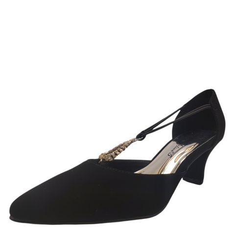 Easy Street Women's Black Moonlight Evening Pumps Heels | Easy Street In Lebanon
