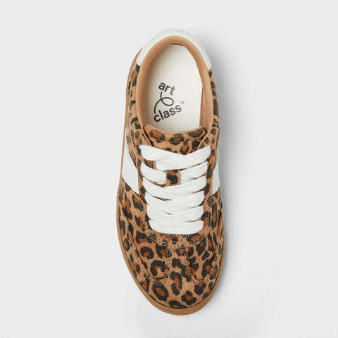 Art Class Girl's Brown & White Leopard Print Sneakers | Art Class In Lebanon