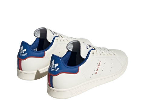 Adidas Men's Off White & Royal Blue Stan Smith Sneaker | Adidas In Lebanon