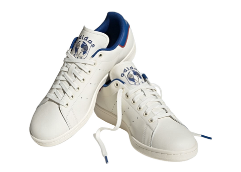 Adidas Men's Off White & Royal Blue Stan Smith Sneaker | Adidas In Lebanon