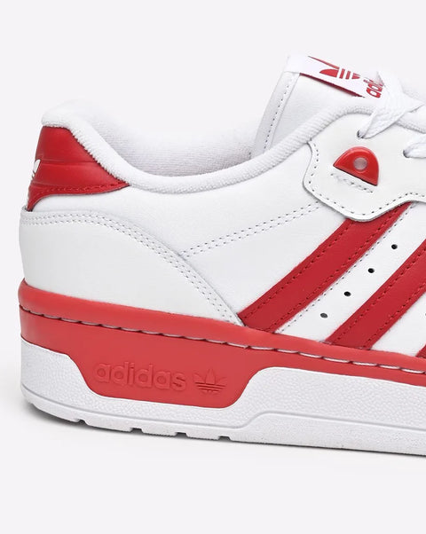 Adidas Men's White & Red Rivalry Low-Top Sneaker | Adidas In Lebanon