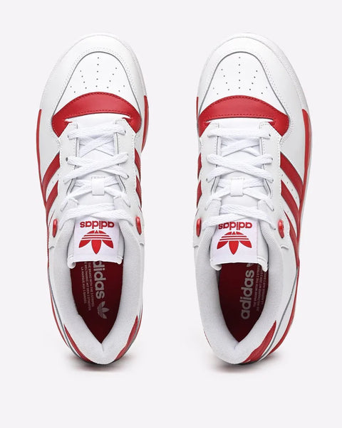 Adidas Men's White & Red Rivalry Low-Top Sneaker | Adidas In Lebanon