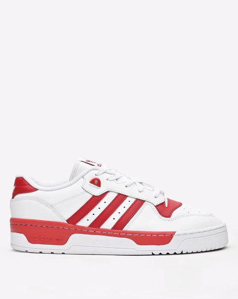 Adidas Men's White & Red Rivalry Low-Top Sneaker | Adidas In Lebanon