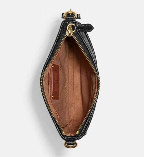 COACH Women's Black Cross Grain Leather Kitt Bag | Coach In Lebanon