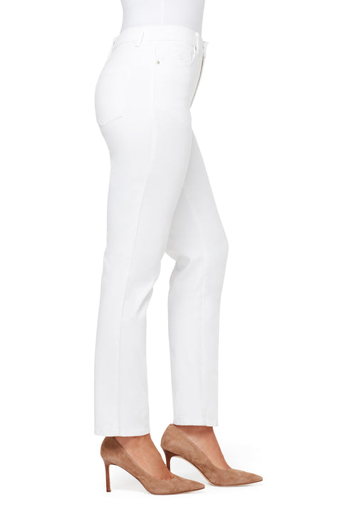 Gloria Vanderbilt Women's White Petite Amanda Straight-Leg Jeans | Gloria Vanderbilt In Lebanon