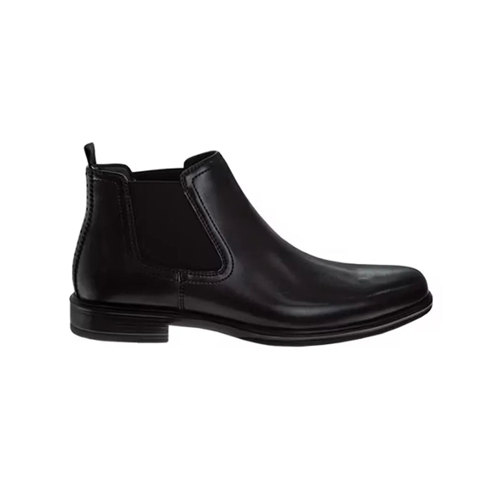 Perry Ellis Portfolio Men's Black Leather Boots