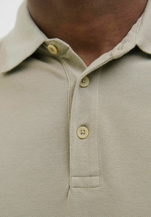 Jack & Jones Men's Sage Green William Polo Neck T-Shirt | Jack & Jones In Lebanon