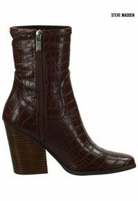 Steve Madden Women's Brown Croco Jolin Heeled Boots |Steve Madden in Lebanon