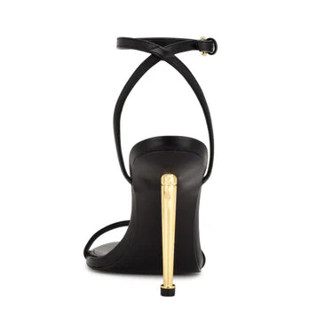 Nine West Women's Black Reina Ankle Strap Heeled Sandals | Nine West In Lebanon