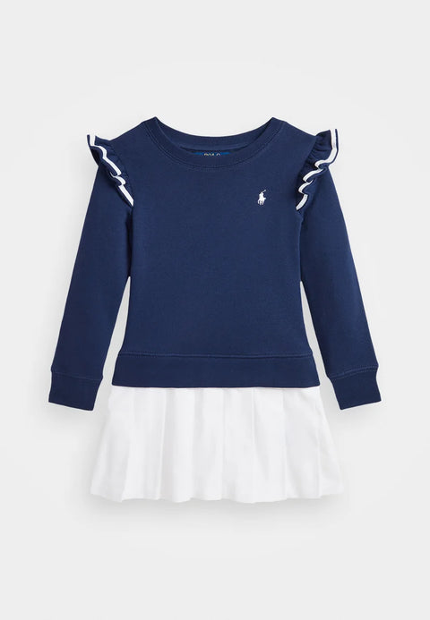 Polo Ralph Lauren Girl's Navy & White Newport Dress | Polo Ralph Lauren In Lebanon