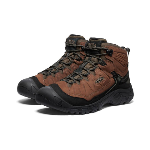 Keen Men's Black & Brown Targhee IV Waterproof Hiking Boot | Keen In Lebanon