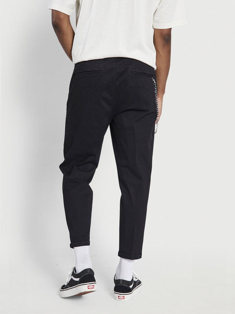 Redefined Rebel Men's Black Lee Cropped Pants | Redefined Rebel In Lebanon