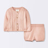 Cloud Island Baby Girls' Dusty Pink Knit Cardigan and Bloomer Set  | Cloud Island  in Lebanon