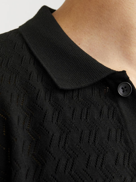 Jack & Jones Men's Black Comfort fit Button Up Shirt|Jack & Jones In Lebanon