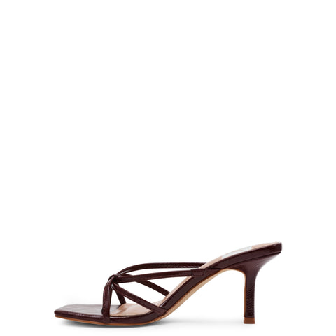 DV Dolce Vita Women's Burgundy Zini Strappy Stiletto Heel Dress Sandals | DV Dolce Vita In Lebanon