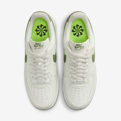 Nike Women's White & Sage Green Air Force Sneakers |Nike In Lebanon