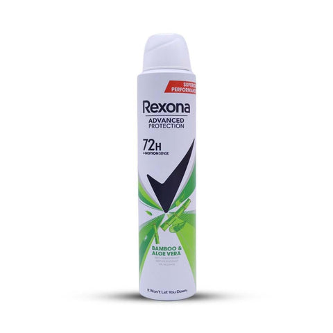 Rexona Women Deo Spray 72Hrs Advanced Protection Bamboo & Aloe Vera 200ml | Rexona In Lebanon