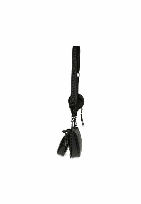 Steve Madden Black Leather Set Across Body Bag |Steve Madden in Lebanon