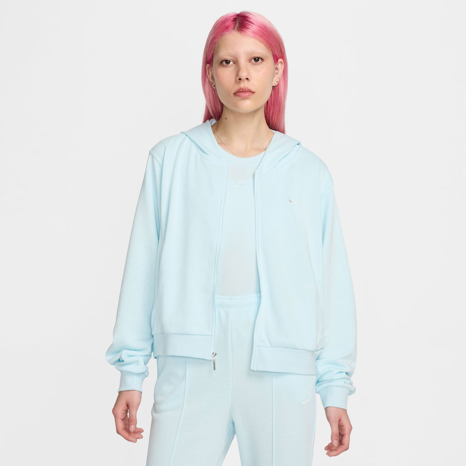 Nike Women's Baby Blue Sportswear Chill Terry Loose Full-Zip French Terry Jacket | Nike In Lebanon