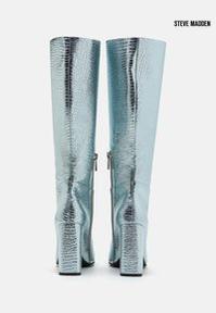 Steve Madden Women's Silver Croco Ally Heeled Knee Boots |Steve Madden in Lebanon