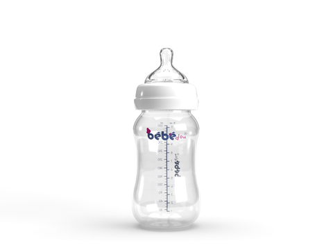Bebedou Wide Neck Feeding Bottle 320ml 6m+  (BBd1123) | Bebedou In Lebanon
