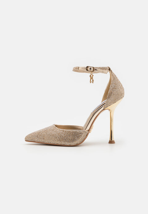 Steve Madden Women's Gold Sparx-R Heels | Steve Madden In Lebanon
