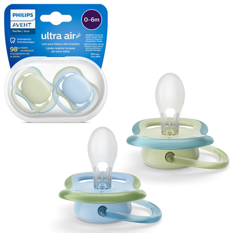 Philips Avent Ultra Air Pacifier 0-6M 2 Pack | Philips In Lebanon