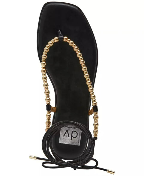 Dolce Vita Women's Black Mirielle Beaded Lace-Up Gladiator Sandal | Dolce Vita In Lebanon