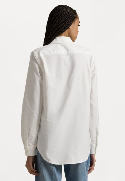Polo Ralph Lauren Women's White Stretch Slim Fit Oxford Shirt | Polo Ralph Lauren In Lebanon