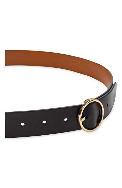 Cole Haan Women's Black/Brown Reversible Leather Belt | Cole Haan In Lebanon
