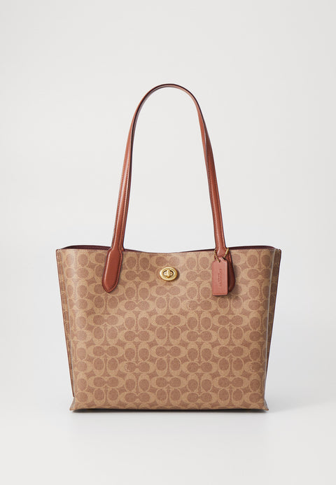 Coach Women's Brown Willow Tote Bag | Coach In Lebanon